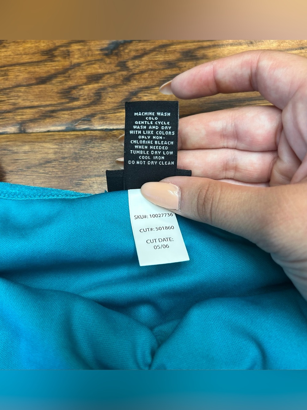 torrid Turquoise Lace Camisole with Floral Pattern - Picture 5 of 6